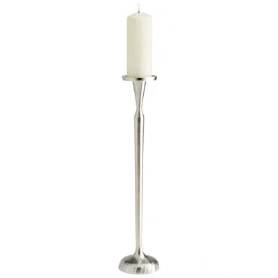 Cyan Design Reveri Metal Candlestick In Nickel