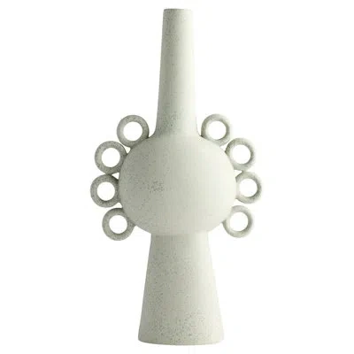 Cyan Design Ringlets Handmade Ceramic Table Vase In Celadon