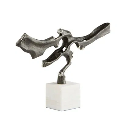 Cyan Design Rivulet Sculpture In Bronze,white