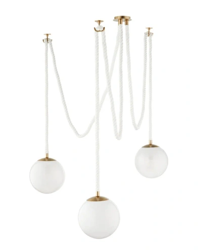 Cyan Design Rockport 3lt Pendant In Brass