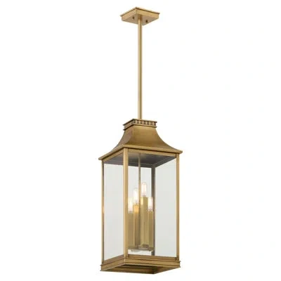 Cyan Design Salem 4 Light Outdoor Pendant | Heritage Brass