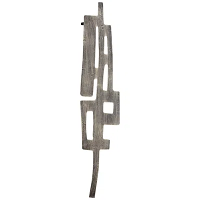 Cyan Design Samurai Tower 40 1/2"h Small Metal Wall Art In Gray