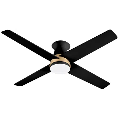 Cyan Design Santa Ana Ceiling Fan - Aged Brass - Black