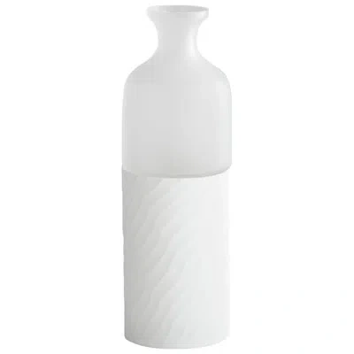 Cyan Design Sereno Clear/white Glass Decorative Bottles In White;clear
