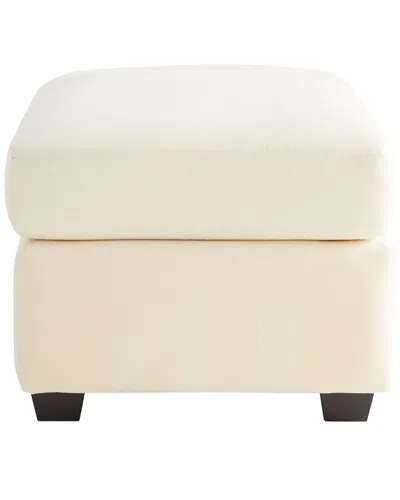 Cyan Design Sovente Muslin Ottoman In Neutral