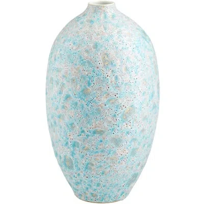 Cyan Design Sumba Blue 16.5'' Porcelain Table Vase