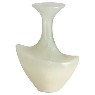 Cyan Design Taku Handmade Glass Table Vase In Icy Teal