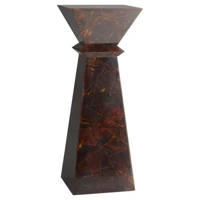 Cyan Design Taurus Pedestal End Table In Brown