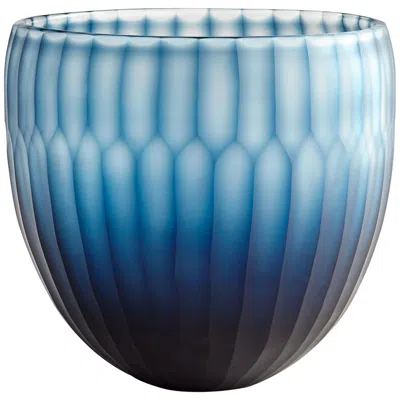 Cyan Design Tulip Large Blue Glass Bowl