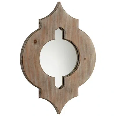Cyan Design Turk Farmhouse / Country Beveled Wall Mirror In Brown