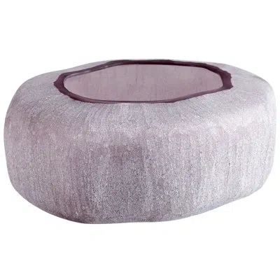 Cyan Design Vervain Decorative Table Vase In Gray;dark Brown