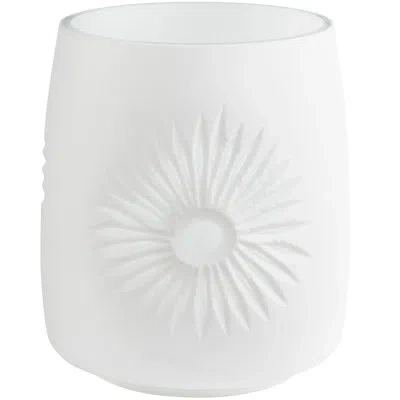 Cyan Design Vika White Glass Table Vase