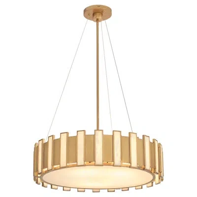 Cyan Design Volterra 5 Light Pendant | Aged Brass In Antique Brass