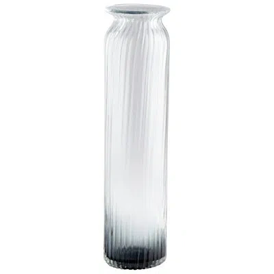 Cyan Design Waterfall Gray/whie Glass Table Vase In Smoked