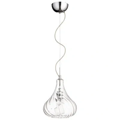 Cyan Design Winding 1 - Light Single Teardrop Pendant In Clear