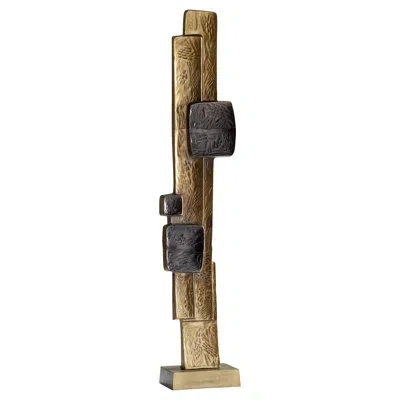 Cyan Design Yayoi Decorative Sculpture In Black;gold