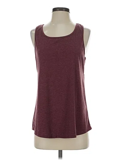 Pre-owned Cyanstyle Active Tank Top In Burgundy