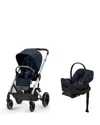 Cybex Balios S Lux 2 Stroller & Cloud G Lux Car Seat Travel System In Ocean Blue