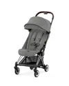 Cybex Coya Compact Lightweight Travel Ready Stroller In Chrome In Chrome/mirage Gray