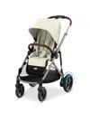 Cybex E Gazelle S Electronic Assist Stroller In Taupe Frame With Seashell Beige Seat