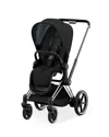 Cybex E-priam 2 Smart Stroller In Chrome/black In Chrome/black/deep Black