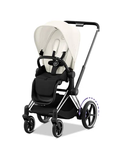 CYBEX E-PRIAM 2 SMART STROLLER IN CHROME/BLACK