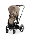 Cybex E-priam 2 Smart Stroller In Chrome/brown In Chrome/brown/cozy Beige