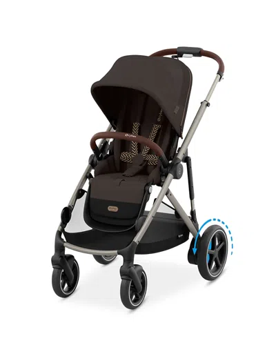 Cybex E-gazelle S Electronic Assist Stroller In Chocolate Brown