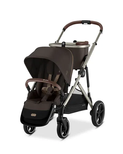 Cybex Gazelle S Single To Double Stroller In Chocolate Brown