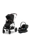 Cybex Gazelle S Stroller & Aton G Infant Car Seat Travel System In Black