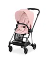 Cybex Mios 3 Compact Lightweight Stroller In Matte Black In Matte Black/peach Pink