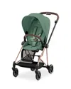 Cybex Mios 3 Compact Lightweight Stroller In Rose Gold In Rose Gold/leaf Green