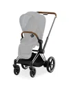 Cybex Priam 4 Stroller Frame In Chrome/brown