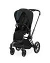 Cybex Priam 4 Stroller Matte Black Frame In Matte Black/deep Black