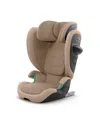 Cybex Solution G2 Folding Travel High Back Booster In Almond