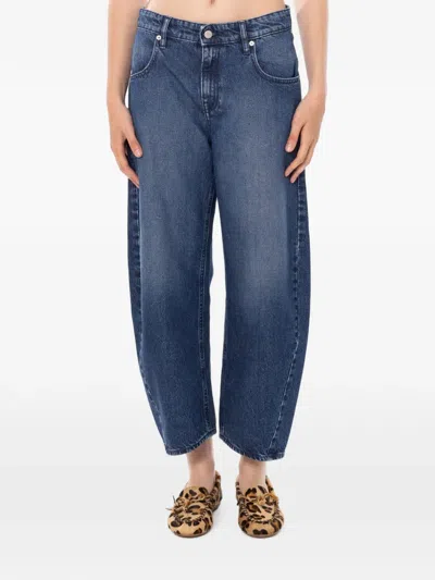 Cycle Aida Curve-leg Jeans In Blue