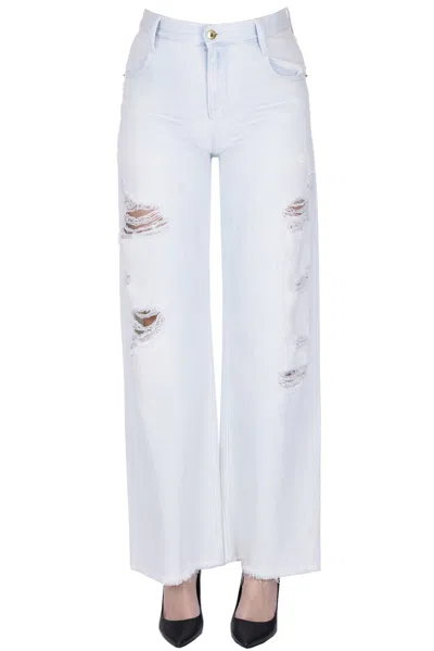 Cycle Aida Destroyed Jeans In Cool White