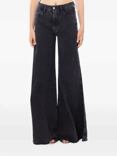 Cycle Asia Wide-leg Jeans In Black
