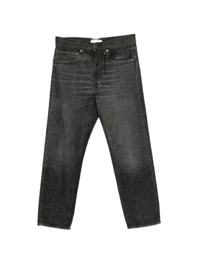 Cycle Bella Faded-effect Straight-leg Jeans In Black