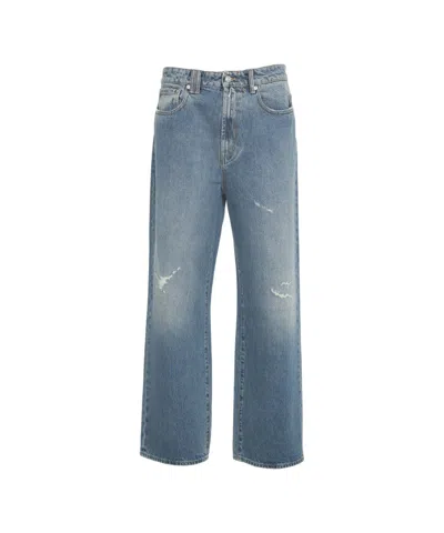 Cycle Big' Straight Cut Jeans In Blue
