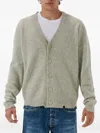 Cycle Buttoned Cardigan In Gray