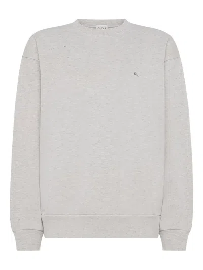 Cycle Crew-neck Sweatshirt In Gray