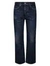 Cycle Denim Gamba Larga Super Stone Wash In Black