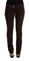 Cycle Black Cotton Distressed Low Waist Slim Fit Denim Jeans