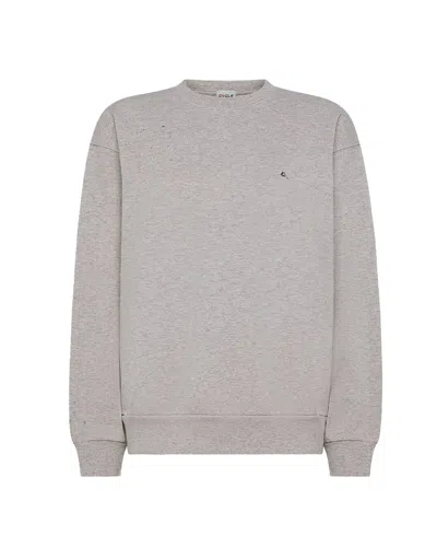 CYCLE CYCLE FELPA ETHAN IN COTONE GRIGIA