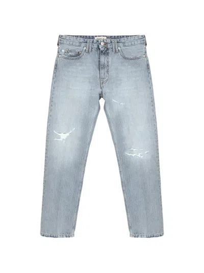 Cycle Five-pocket Straight-leg Jeans In Blue