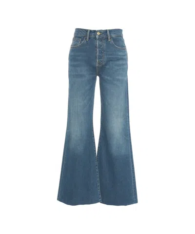 Cycle Flared 'luna' Jeans In Blue