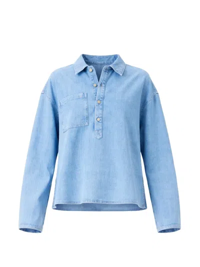 Cycle Giselle Denim Shirt In Blue