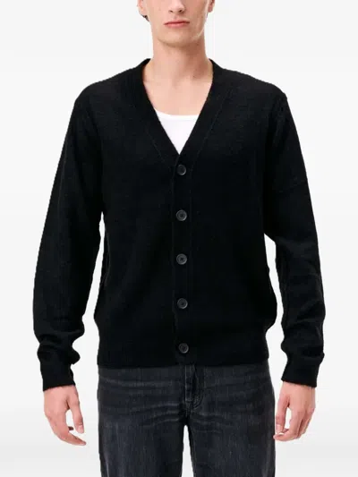 Cycle Ivan V-neck Cardigan In Black