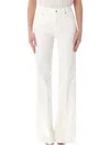 Cycle Flaire Jeans In White